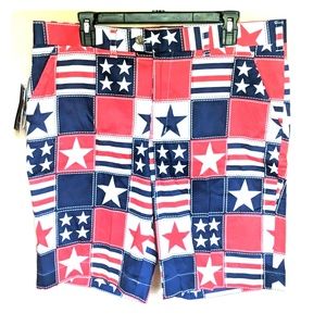 patriotic golf shorts